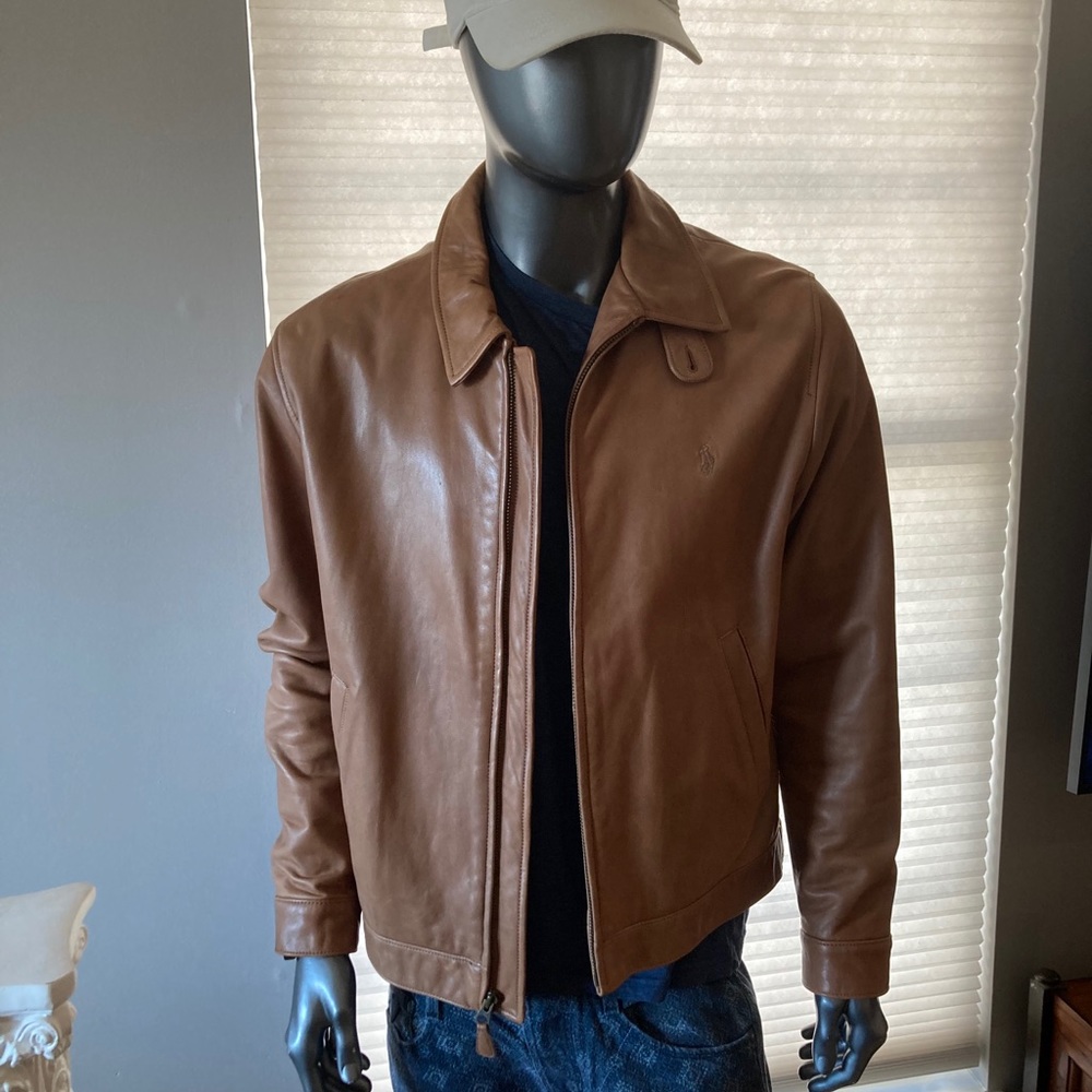 Polo Ralph Lauren Lambskin Leather Jacket